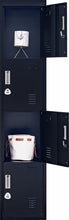 Load image into Gallery viewer, 3-digit Combination Lock 4 Door Locker for Office Gym Black