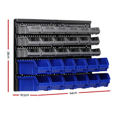Load image into Gallery viewer, Giantz 30 Bin Wall Mounted Rack Storage Organiser