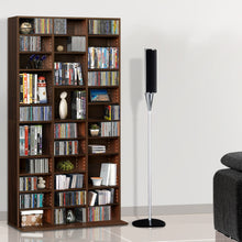 Load image into Gallery viewer, Artiss Adjustable Book Storage Shelf Rack Unit - Expresso