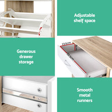 Load image into Gallery viewer, Artiss 2 Tier Shoe Cabinet - Wood