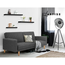 Load image into Gallery viewer, Artiss 3 Piece Floating Wall Shelves - Black