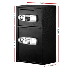 Load image into Gallery viewer, UL-TECH Electronic Safe Digital Security Box Double Door LCD Display