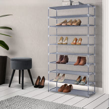 Load image into Gallery viewer, 10 Tier Stackable Shoe Rack