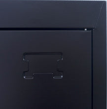 Load image into Gallery viewer, 3-digit Combination Lock 4 Door Locker for Office Gym Black