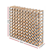 Load image into Gallery viewer, Artiss 110 Bottle Timber Wine Rack