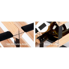 Load image into Gallery viewer, Artiss 12 Bottle Timber Wine Rack