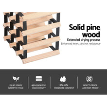 Load image into Gallery viewer, Artiss 12 Bottle Timber Wine Rack