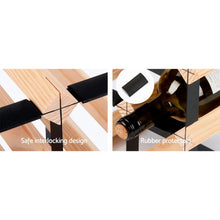 Load image into Gallery viewer, Artiss 20 Bottle Timber Wine Rack