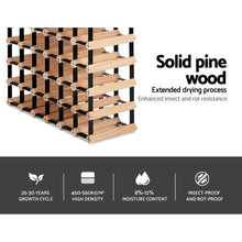 Load image into Gallery viewer, Artiss 42 Bottle Timber Wine Rack