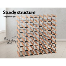 Load image into Gallery viewer, Artiss 72 Bottle Timber Wine Rack