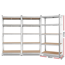 Load image into Gallery viewer, Giants 3x1.8M Warehouse Shelving Rack Racking Garage Metal Storage Shelves