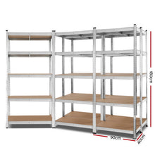 Load image into Gallery viewer, Giants 5x1.8M Warehouse Shelving Rack Racking Garage Metal Storage Shelves