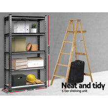 Load image into Gallery viewer, Giantz 2x1.5M Steel Warehouse Racking Rack Shelving Storage Garage Shelves Shelf