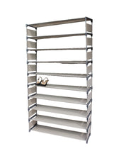 Load image into Gallery viewer, 50 Pairs 10 Tiers Shoe Rack