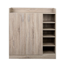 Load image into Gallery viewer, Artiss 2 Doors Shoe Cabinet Storage Cupboard - Wood
