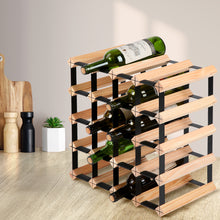 Load image into Gallery viewer, Artiss 20 Bottle Timber Wine Rack
