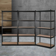 Load image into Gallery viewer, 3x1.5M Warehouse Shelving Racking Storage Garage Steel Metal Shelves Rack

